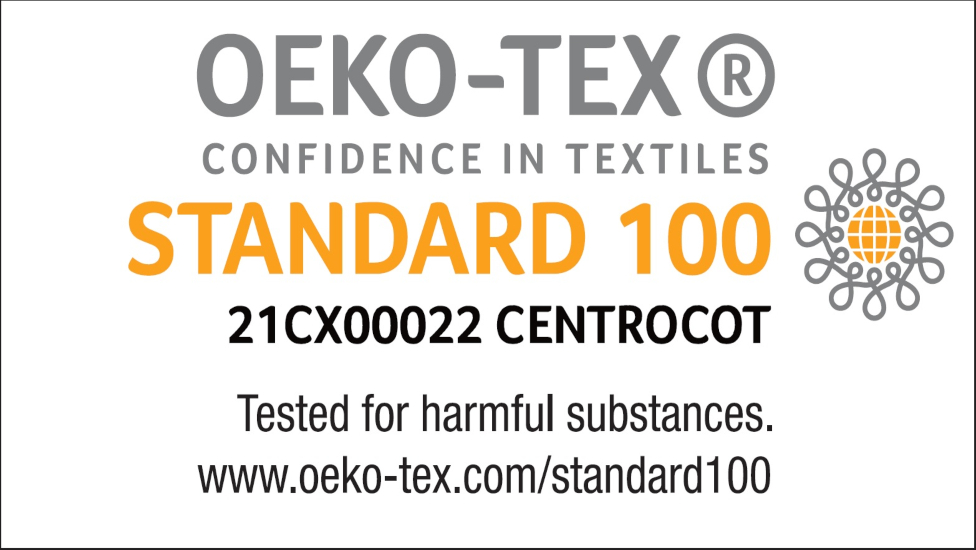OEKO-TEX Standard 100 Certified
